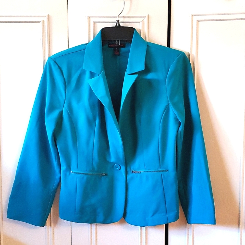 Teal blazer